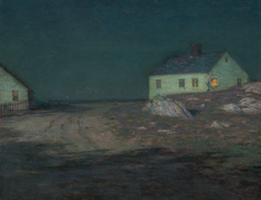 The Harbor Light by L Birge Harrison