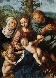 The Holy Family by Jan Sanders van Hemessen