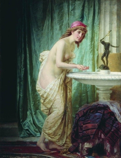 The Lady at the Morning Toilet by Fyodor Bronnikov