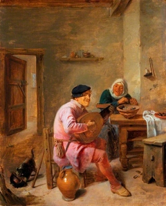 The Luteplayer by Adriaen Brouwer