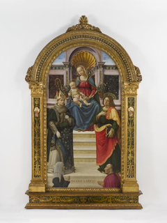 The Madonna and Child with Sts. Louis of... by Davide Ghirlandaio