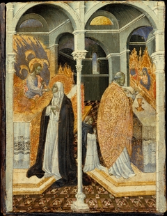 The Miraculous Communion of Saint Catherine of Siena by Giovanni di Paolo