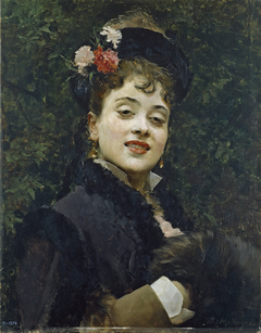 The Model Aline Masson by Raimundo de Madrazo y Garreta