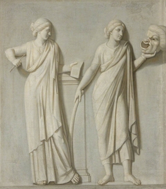 The Muses: Clio and Thalia by Robert Fagan