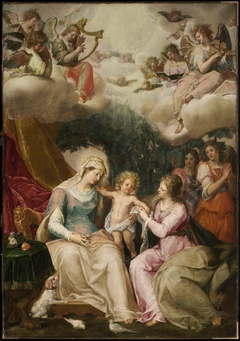 The Mystic Marriage of Saint Catherine by Peter Candid