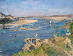 The Nile near Aswan by Max Slevogt