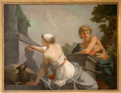 The Origin of Painting by Jean-Baptiste Regnault