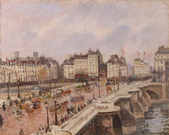 The Pont-Neuf by Camille Pissarro