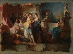 The Prodigal Son Living with Harlots by Johann Wolfgang Baumgartner