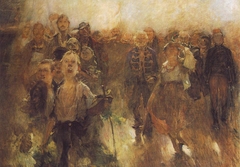 "The Rákóczi-March" (Study) by Simon Hollósy