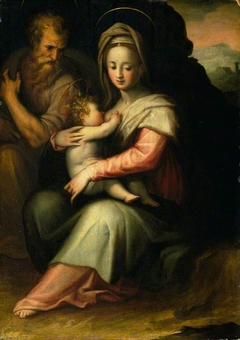 The Rest on the Flight into Egypt by Giovanni Battista Naldini