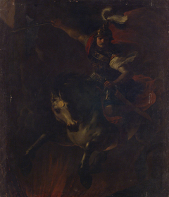 The Sacrificial Death of Marcus Curtius by Johann Heinrich Schönfeld