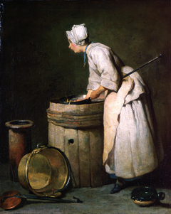 The Scullery Maid by Jean-Baptiste-Siméon Chardin