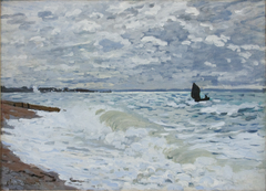 The Sea at Le Havre by Claude Monet