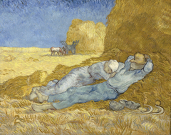 Noon - Rest from Work (after Millet) by Vincent van Gogh