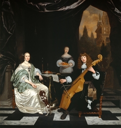 The Sinfonia (Family Portrait) by Michiel van Musscher