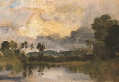 The Thames near Windsor by J. M. W. Turner