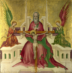 The Trinity with Christ Crucified by Austrian