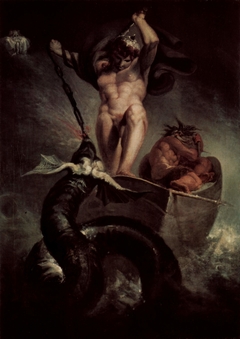 Thor Battering the Midgard Serpent by Johann Heinrich Füssli