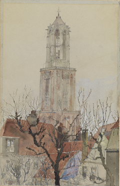 Tower of the Cathedral of Utrecht, Holland by Cass Gilbert