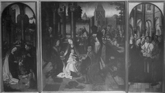 Triptych - Adoration, Nativity and Presentation in the Temple by Anonymous