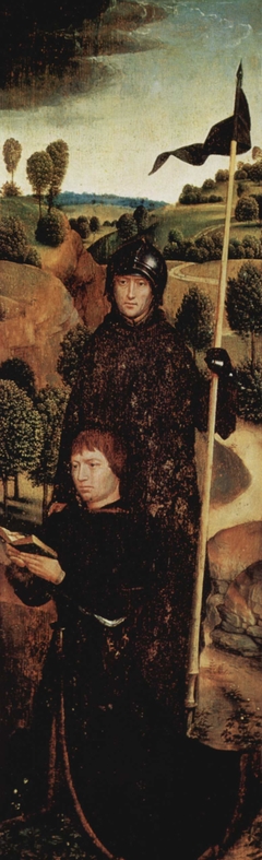 Triptych of Jan Crabbe. Right wing by Hans Memling