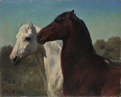 Two Horses by Rosa Bonheur