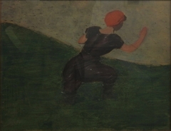 Une baigneuse à Étretat by Félix Vallotton