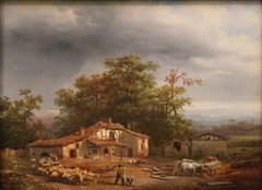 Une ferme aux environs de Pau by Théodore Richard