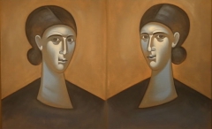 Diptych by Aggeliki Papadomanolaki