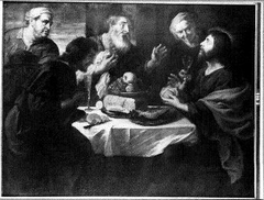 De maaltijd te Emmaus by Anonymous