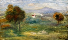 Landscape near Cros-de-Cagnes by Auguste Renoir