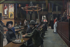 Café des Incoherents, Montmartre (16 bis, rue Fontaine, Paris) by Santiago Rusiñol