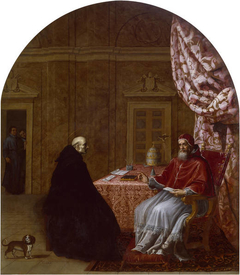 Urban II Deliberates with Saint Bruno by Vincenzo Carducci