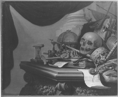 Vanitas-Stillleben by Jan Vermeulen