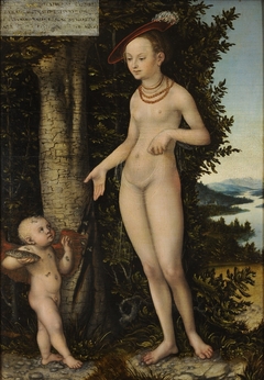 Venus and Cupid, the Honey Thief by Lucas Cranach the Elder