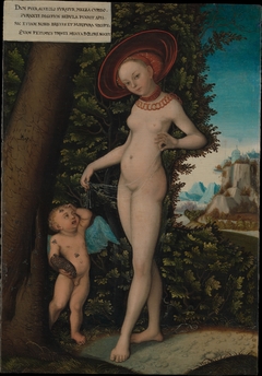 Venus with Cupid the Honey Thief by Anonymous