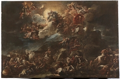 Victoria de los israelitas y cántico de Débora by Luca Giordano