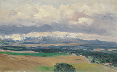 View of the Sierra de Guadarrama from El Plantío by Aureliano de Beruete