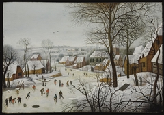 Winter Landscape with a Bird-trap by Pieter Breughel the Younger