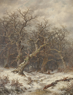 Winterlandschaft (Winterwald) by Remigius Adrianus Haanen