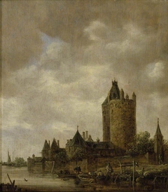 A Castle by a River by Jan van Goyen