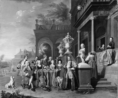 A Musical Gathering at the Court of the Elector Karl Albrecht of Bavaria by Peter Jacob Horemans