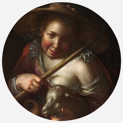 A Shepherdess by Joachim Wtewael