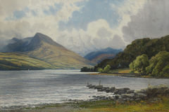 A View of Bala Lake by Edwin Alfred Pettitt