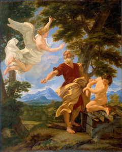 Abraham's Sacrifice of Isaac by Giovanni Battista Gaulli