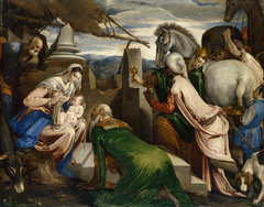 Adoration of the Magi by Jacopo Bassano