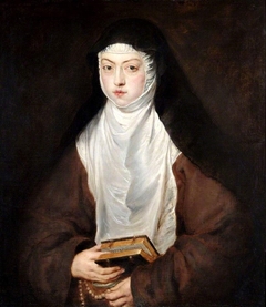 Ana Dorotea, Daughter of Rudolph II, a Nun at the Convent of the Descalzas Reales, Madrid by Peter Paul Rubens