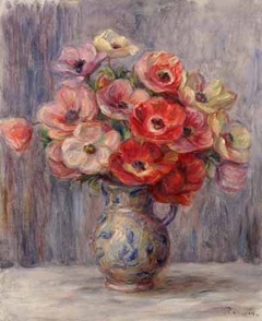 Anemones by Auguste Renoir