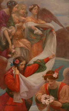 Angels Descending by Rupert Bunny